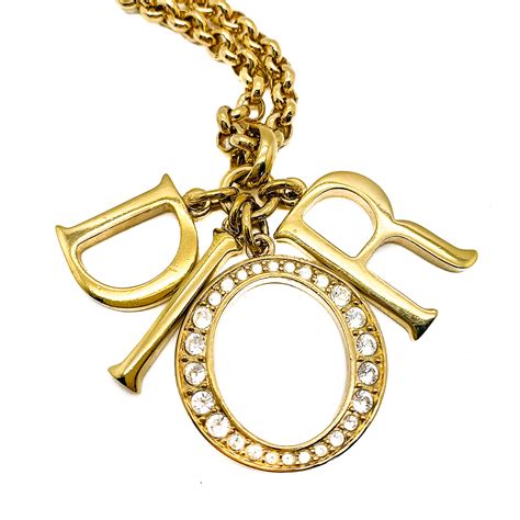 christian dior pendants|dior charm necklace.